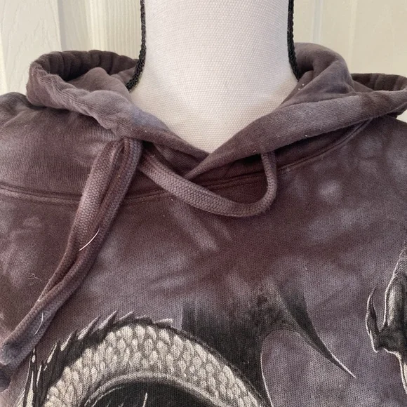Universal Orlando Park Women Plus 2X Dark Grey Hooded Sweatshirt - Picture 3 of 5